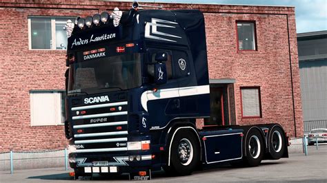 Scania R4 Anders Lauritzen 164l Skin V10 Ets2 Euro Truck Simulator 2