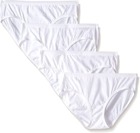 Hanes Womens Sporty Hipster Panty White 7