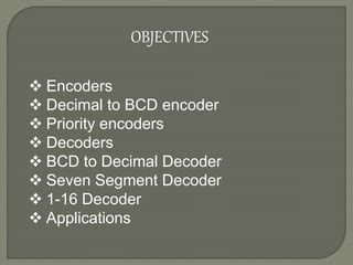 Encoders and decoders | PPT