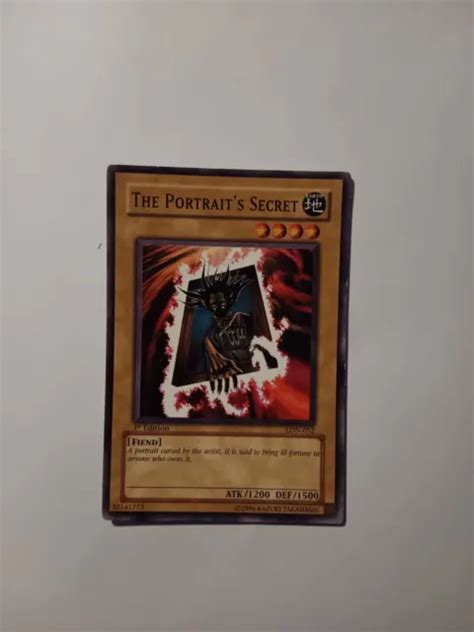 CARTE YU GI OH 1ÈRE edition The Portrait S Secret EUR 2 00 PicClick FR