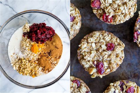 Healthy Baked Oatmeal Breakfast Cups 6 Ways She Likes Food