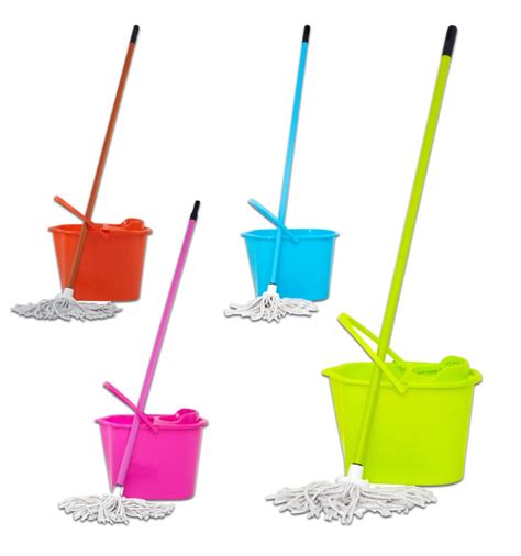 Mop And Bucket Set 4pcs
