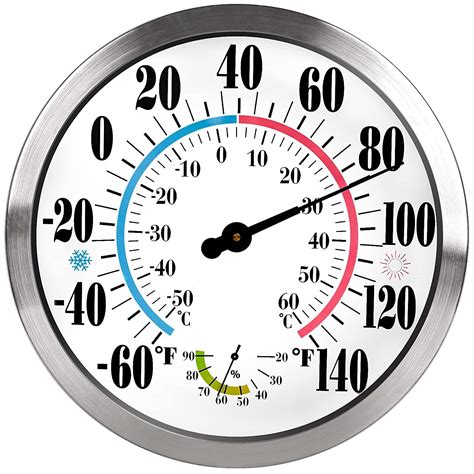 Outdoor Thermometer For Patio 12 Indoor Outdoor Thermometer Large