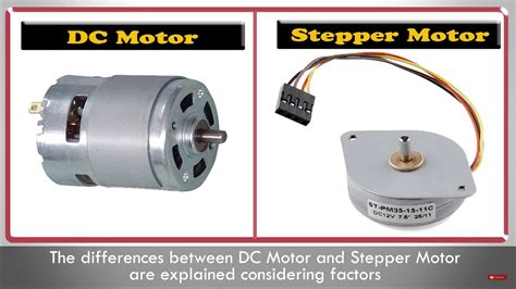 Difference Between Stepper Motor And Dc Motor Explained