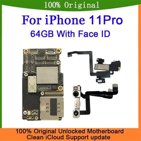 11Pro 64g Face ID Carte mère originale débloquée pour iPhone 11 11 Pro