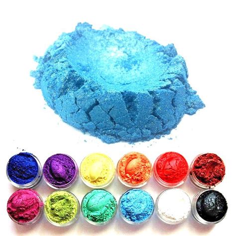 Metallic Color Pigments For Epoxy Resin Flooring Epoxy Crafts Mica