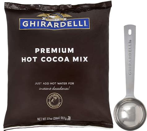Ghirardelli Chocolate Premium Hot Cocoa Lb Pouch With Barista Spoon Indulge In Luxurious