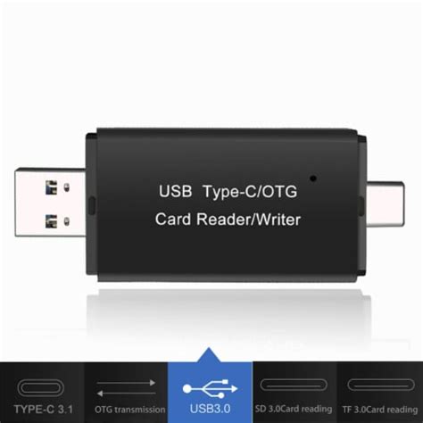 Sanoxy In Type C Micro Usb Usb Otg Adapter Sd Tf Card Reader