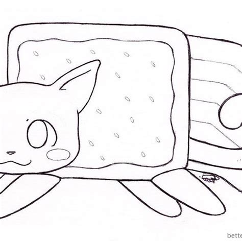 Nyan Cat Coloring Pages And Loud House Lincoln Free Printable Coloring Pages