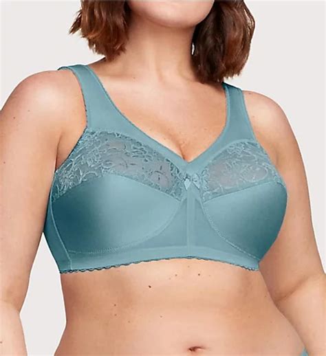 Magic Lift Full Figure Wireless Support Bra Glacier 44b