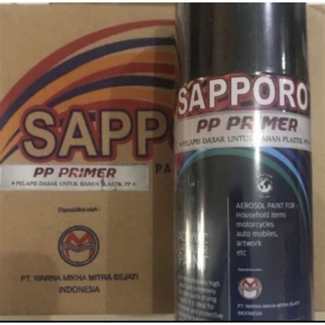 Jual Cat Semprot Pylox Sapporo Pp Plastic Primer Plastik Shopee Indonesia