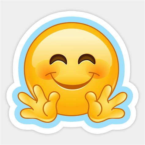 Hugging Face Emoji Sticker in 2023 | Funny stickers, Emoji stickers, Emoji