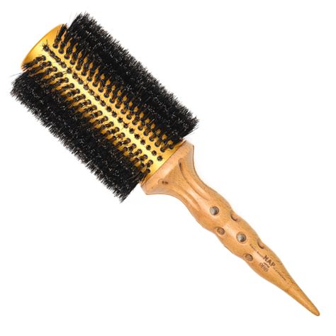 Feel Nap Pure Boar Bristle Round Brush Japan Pro Tools
