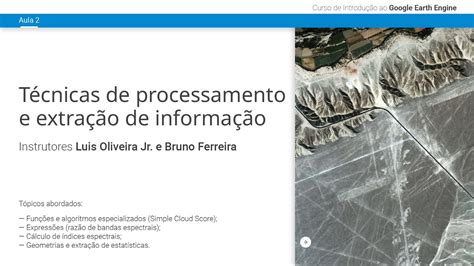 Aula Curso De Introdu O Ao Google Earth Engine Youtube