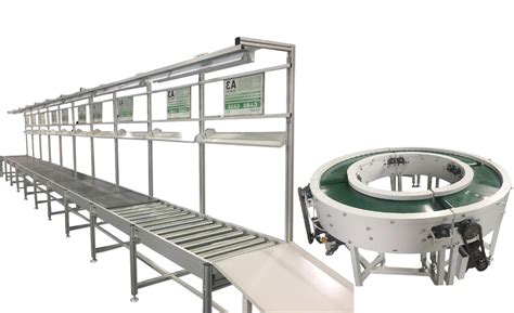 Automatic Operation Belt Conveyor System Assembly Line