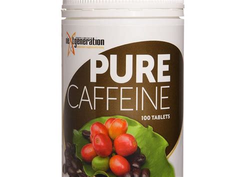 Pure Caffeine Tablets - Organic coffee berry tablets may assist focus and energy.