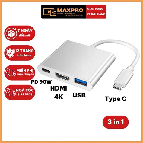 Bán Hub Type C 3 trong 1 to chỉ 122.000₫ | Máy tính giá rẻ