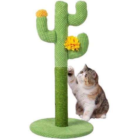 Poteau Griffer Pour Chat Cm Arbre Chat Cactus Griffoir Pour