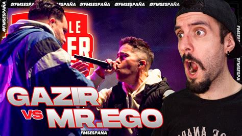 Vaya Paliza Se Lleva Mister Ego Espa Ol Vota Gazir Vs Mister Ego Fms