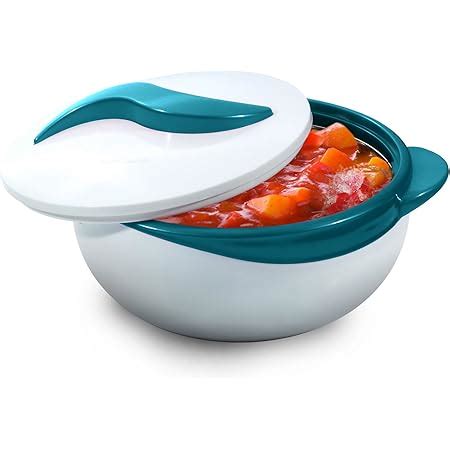 Amazon Pinnacle Insulated Casserole Dish With Lid Pc Set Qt Elegant Hot Pot