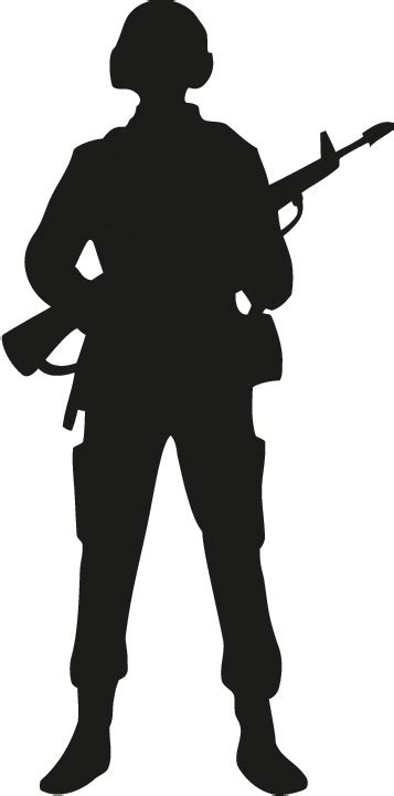 Soldier Outline Cricut Soldier Silhouette Silhouette Clip Art