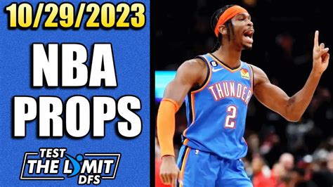 4 1 Run Best Nba Player Prop Picks Sunday 10292023 Top 5