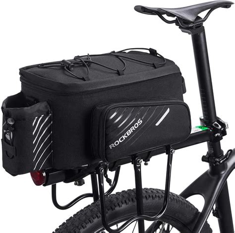 Rockbros Bike Pannier Bag Rear Seat Trunk Bag Bicycle Rack Rear Carrier