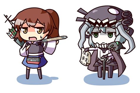 Kaga And Wo Class Aircraft Carrier Kantai Collection Drawn By Kukku