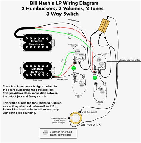 Gibson Les Paul Wiring Diagram 50's