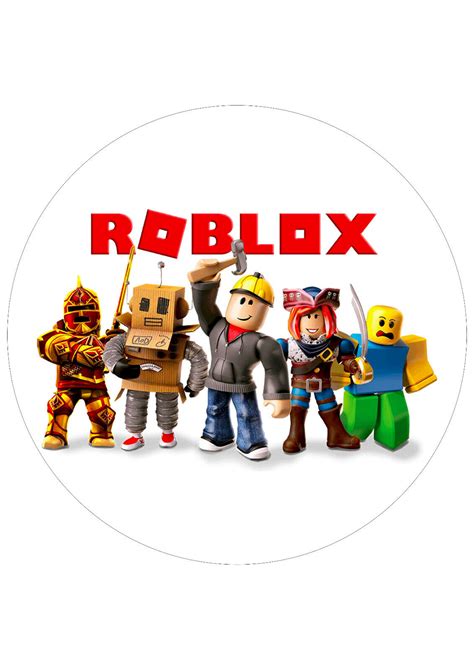 Roblox Cake Topper Icingwafer Paper Edible Print Ebay