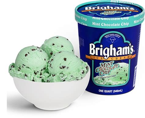 Mint Chocolate Chip Brighams Ice Cream