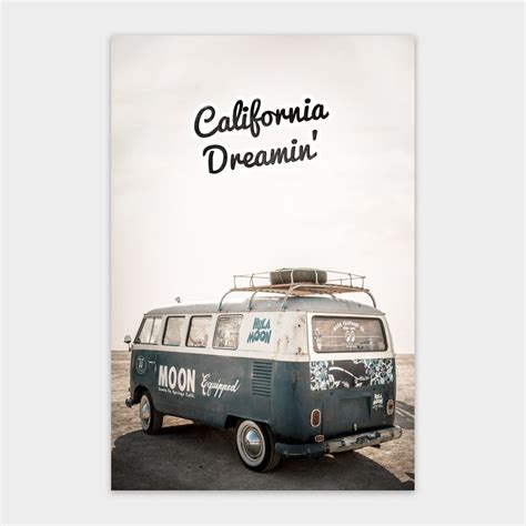 California Dreamin X Cm L Encadr Heure Artisan Encadreur