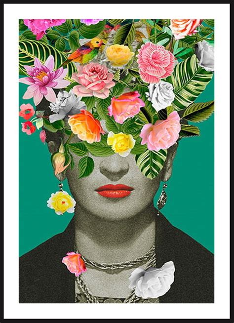 Poster Story Plakat Wiosenna Frida Kahlo Wymiary 30 X 42 Cm