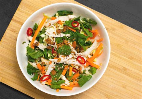 Vietnamese Chicken Salad Goi Ga Bap Cai Asian Inspirations