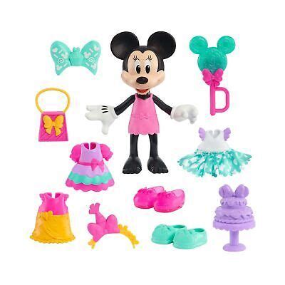 Just Play Disney Junior Minnie Mouse Fabulous Fashion Doll With Case