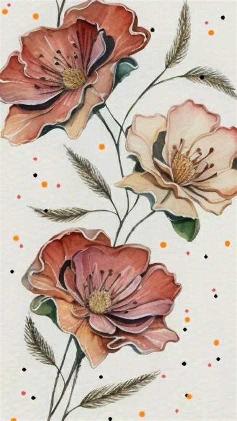 Pin By Javed Mansuri On Water Color Flower Art Images Design Pattern