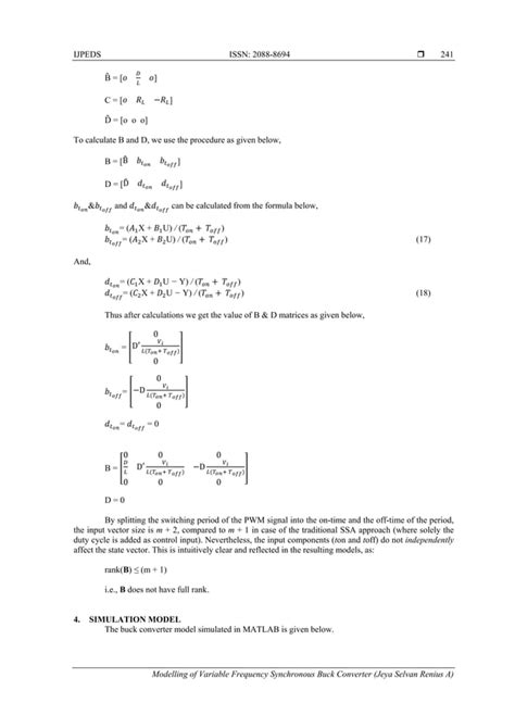 Modelling Of Variable Frequency Synchronous Buck Converter Pdf