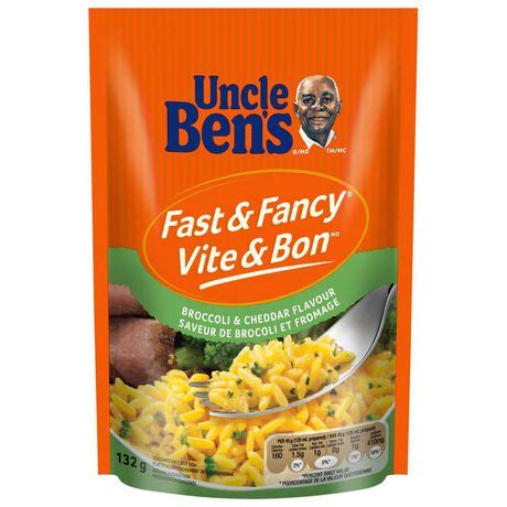 Uncle Ben S Fast Fancy Broccoli Cheddar Flavour Rice Gram