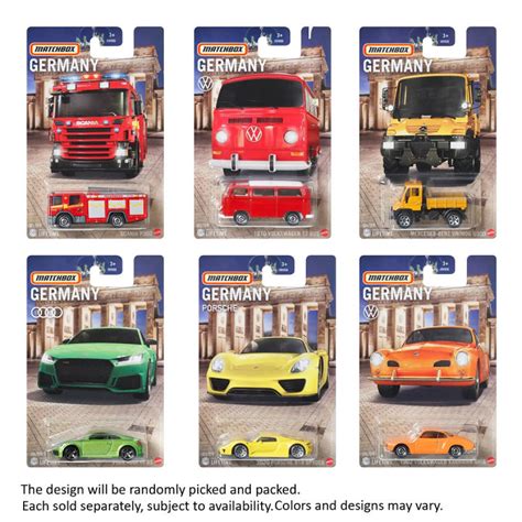 Matchbox Europe Die-Cast Vehicle Collection - Colors and Designs May ...