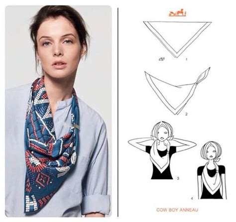 14 Ways To Tie Your Hermès Scarf Tanya Foster