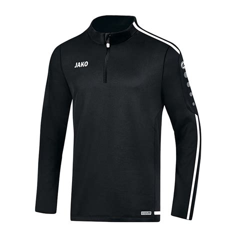 Jako Striker Ziptop Schwarz Weiss F Fussball Teamsport