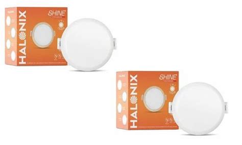 Round Halonix Shine W In Led Coloured Downlighter Recessed