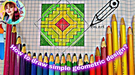 How To Draw Simple Geometric Patterneasy Drawing Geometric Design Meloiart Easydrawing