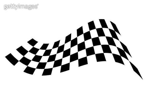 Racing Flag Race Flag Vector Icon Finishing Flag Vector Design