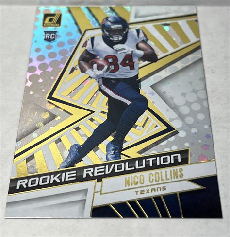 Panini Donruss Rookie Revolution Rev Nco Nico Collins Rc For