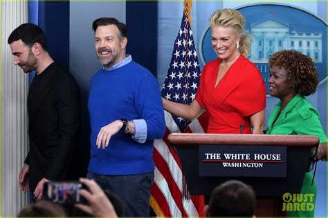 Jason Sudeikis And Ted Lasso Casts White House Visit Crashed By Trent