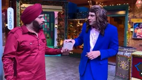 Kapil Sharma Dresses Up As Navjot Singh Sidhu Asks Krushna Abhishek To