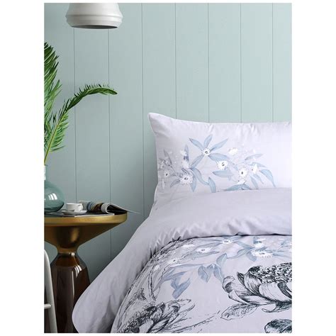 Onkaparinga Piece Quilt Cover Set Queen Eucalyptus