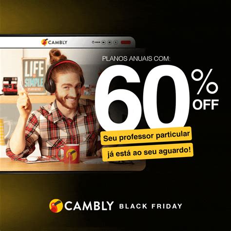 Cambly J Come Ou A Black Friday De Desconto