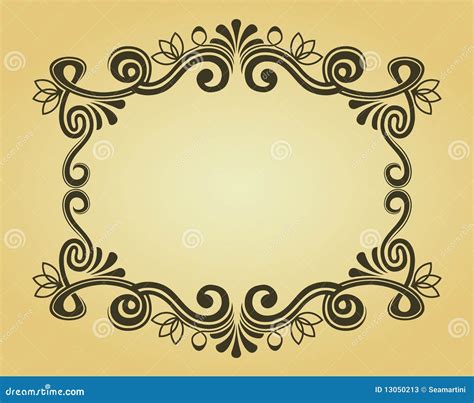 Vintage Frame For Design Stock Vector Illustration Of Banner 13050213
